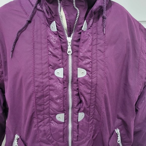 Vintage Skitique Ski Snow Jacket Deep Plum Purple Size M - Picture 7 of 14
